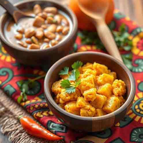 Central African Fufu Recipe - Perfect with Peanut Stew